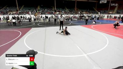 62 lbs Quarterfinal - Lucas Slocum, Stout Wr Ac vs Orlando Ayers, Team Xtreme WC