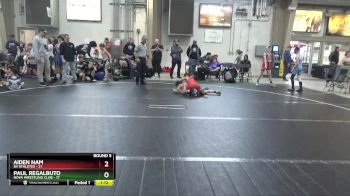 76 lbs Round 5 (6 Team) - Aiden Nam, 84 Athletes vs Paul Regalbuto, NOVA Wrestling Club