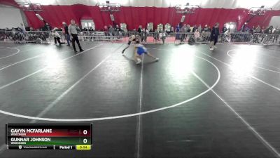 165 lbs Cons. Round 3 - Gunnar Johnson, Wisconsin vs Gavyn McFarlane, Wisconsin