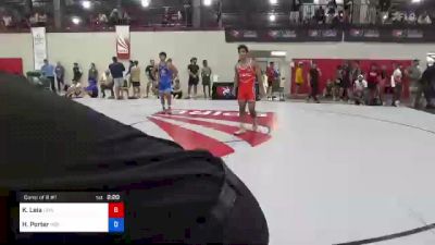 65 kg Consi Of 8 #1 - Kimo Leia, Lehigh Valley Wrestling Club vs Henry Porter, Indiana RTC