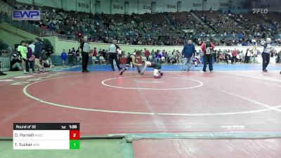 118 lbs Round Of 32 - Dolin Parnell, Mustang Middle School vs Talan Tucker, Blanchard High School