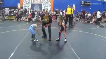 40 lbs Round 4 (6 Team) - Weston Olivera, No Escape Wrestling Academy vs Dean Cortese, Untouchables White