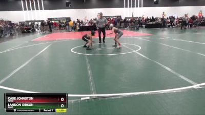 80 lbs Quarterfinal - Landon Gibson, PGHS vs Case Johnston, MASO