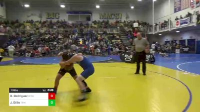 116 lbs Round Of 16 - Ronnie Rodriguez, Rednose vs Jaxson Gillis, Trinity