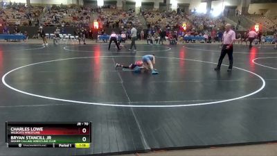 70 lbs Quarterfinal - Bryan Stancill Jr, Higher Calling Wrestling Club vs Charles Lowe, Wildcats Wrestling