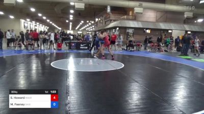 80 kg Rnd Of 64 - Sam Howard, Maurer Coughlin Wrestling Club vs Michael Feeney, Ohio