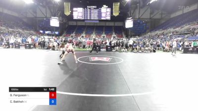 106 lbs Cons 64 #1 - Garrett Ferguson, Florida vs Clifton Bakhsh, Delaware