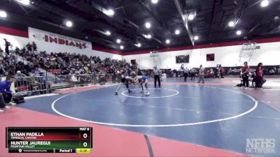 106 lbs Cons. Round 3 - Hunter Jauregui, Fountain Valley vs Ethan Padilla, Temescal Canyon