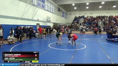 152 lbs Cons. Round 5 - Geovany Vargas, Santa Ana Wrestling vs Eric Moon, South Torrance High School