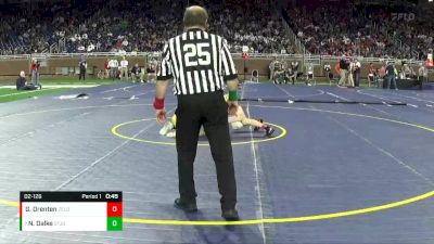 D2-126 lbs Cons. Round 1 - Noah Dalke, St Joseph HS vs Gavin Drenten, Zeeland East HS