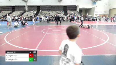 89 lbs Rr Rnd 2 - Elijah Logan, Apex Elementary vs Shane Burger, ICWL Bruisers White