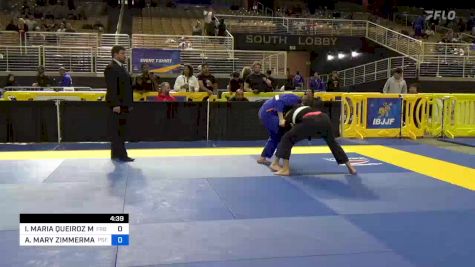 INGRYD MARIA QUEIROZ MENDES DE M vs AMANDA MARY ZIMMERMAN 2024 Pan Jiu Jitsu IBJJF Championship
