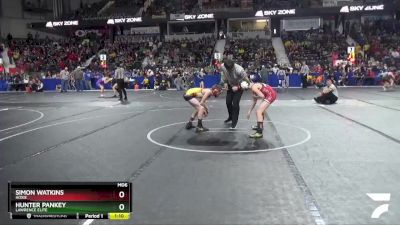 92 lbs Champ. Round 1 - Simon Watkins, Hoxie vs Hunter Pankey, Lawrence Elite