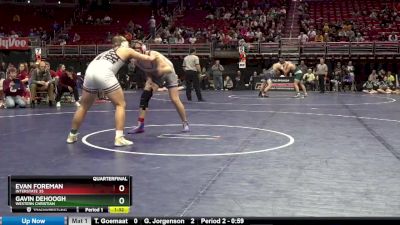 1A-220 lbs Quarterfinal - Gavin DeHoogh, Western Christian vs Evan Foreman, Interstate 35