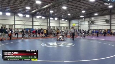 125 lbs Cons. Round 2 - Raymon Rodriguez, Big Bend Community College vs Damian Flores, Grays Harbor