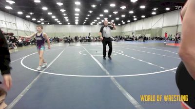 76 lbs Semifinal - Blaze Burch, Oklahoma Elite 12U vs DAndre Adams, Untouchables Purple 12U