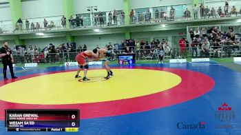 80kg Champ. Round 3 - Karan Grewal, Guru Gobind Singh WC vs Wesam Sa`ed, Matmen WC