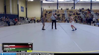 133 lbs Cons. Semi - Owen Hansen, Augustana vs Tyson Wilson, Rochester-CTC