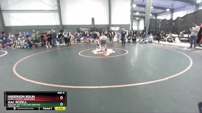 86 lbs Quarterfinal - Anderson Bolin, North County Grapplers vs Isac Rozell, Barlow Mat Club (DBA Barlow Wrestling)