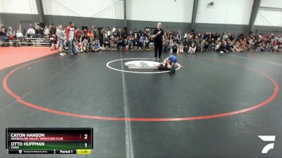 78 lbs Champ. Round 1 - Caton Hanson, Snoqualmie Valley Wrestling Club vs Otto Huffman, COWA