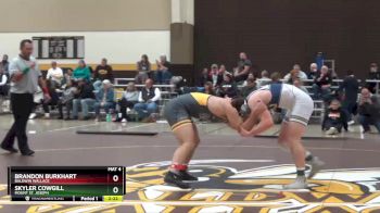 174 lbs 7th Place Match - Skyler Cowgill, Mount St. Joseph vs Brandon Burkhart, Baldwin Wallace