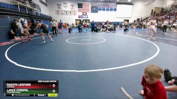 150 lbs 3rd Place Match - Lance Streifel, Thunder Basin vs Dakota Ledford, Laramie