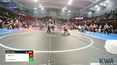 130 lbs Semifinal - `Fiery` Irie Wait, Terminator Wrestling Academy vs Ensley Luxton, Bartlesville Wrestling Club