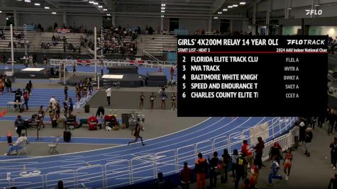 Youth Girls' 4x200m Relay, Finals 3 - Age 14