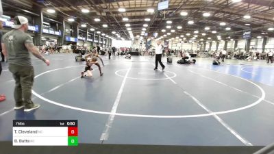 75 lbs Consi Of 8 #2 - Travon Cleveland, NC vs Braylon Butts, NC