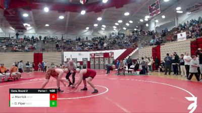 220 lbs Cons. Round 2 - Dominic Piper, Columbus East vs Job Mavrick, Culver Academies