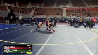 D2-175 lbs Champ. Round 1 - Andrew Manore, Willow Canyon vs Adrian Ucelo, Ironwood