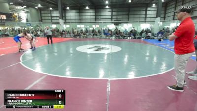 132 lbs Semis (4 Team) - Frankie Kinzer, SHENANDOAH VALLEY WC vs Ryan Dougherty, D1 ELITE