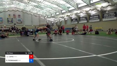 61 kg 7th Place - Jens Lantz, University Of Wisconsin vs Steve Polakowski, Minnesota Storm