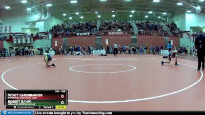 195 lbs Quarterfinal - Robert Baker, Highland Wrestling Club vs Wyatt Harshbarger, Normonco Wrestling Club