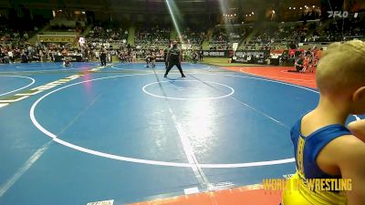 49 lbs Consi Of 8 #2 - Lukas Benedict, Sebolt Wrestling Academy vs Fielder Austin, FH Jr Vikings