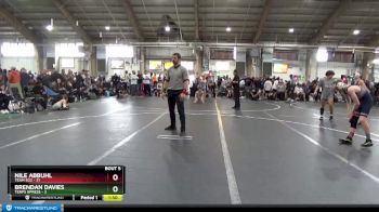 110 lbs Round 3 (4 Team) - Nile Abbuhl, Team 922 vs Brendan Davies, Terps Xpress