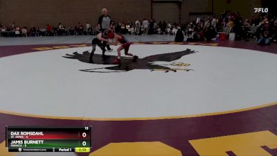 60 lbs Semis (4 Team) - Dax Romsdahl, St. James vs Jamis Burnett, MAHACA