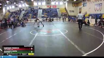 120 lbs Quarterfinals (8 Team) - Dominick Smith, River Ridge vs Gaetano Tedesco, Lake Gibson