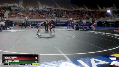 D4-150 lbs Quarterfinal - Noah Torres, Morenci Jr./Sr. vs Johnny Arbizo, Hayden