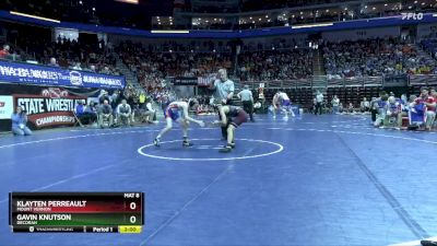 2A-106 lbs Champ. Round 2 - Klayten Perreault, Mount Vernon vs Gavin Knutson, Decorah