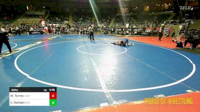 96 lbs Round Of 16 - Matthew Torres, Unaffiliated vs Calvin Rathjen, Sebolt Wrestling Academy