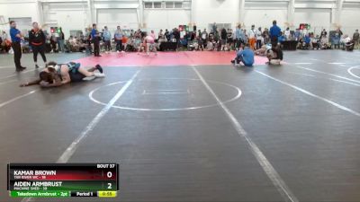 175 lbs Round 8 (10 Team) - Aiden Armbrust, Machine Shed vs Kamar Brown, Tar River WC