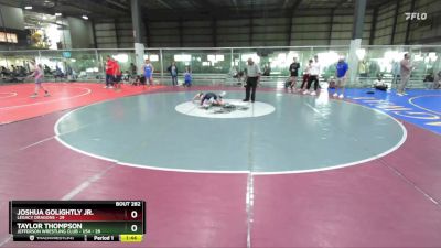 100 lbs Cons. Round 3 - Joshua Golightly Jr., Legacy Dragons vs Taylor Thompson, Jefferson Wrestling Club - USA