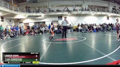 85 lbs Quarterfinal - Landon Danai, Contenders Wrestling Academy vs Tysen Robertson, Midwest Xtreme Wrestling