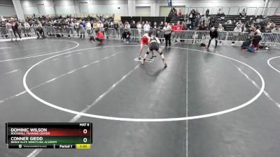 132 lbs Semifinal - Conner Giedd, Berge Elite Wrestling Academy vs Dominic Wilson, Rockwall Training Center