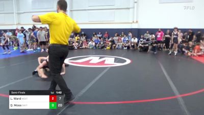 108 lbs Semifinal - Lucas Ward, West Virginia Wild vs Quinton Moss, Dayton Bandits - Gray