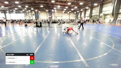 120 lbs Round Of 128 - Jackson Stocker, SC vs Cahota LaFond, VT