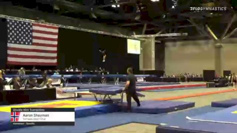 Aaron Sheyman - Double Mini Trampoline, Tornado Sport Club - 2021 USA Gymnastics Championships
