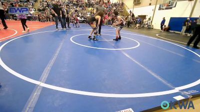 88-92 lbs Rr Rnd 3 - Lawrence Tenes, Gentry Youth Wrestling vs Hunter Branchcomb, Heat