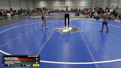 125 lbs Cons. Round 5 - Anthony Vitola, Elizabethtown vs Elliot Rivera, Shenandoah University